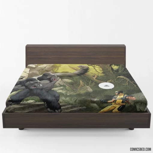 Wolverine X-Men Adamantium Hero Comic Fitted Sheet