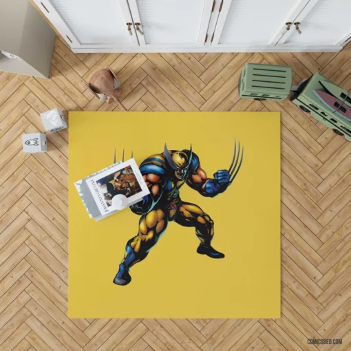 Wolverine X-Men Adventures Marvel Hero Comic Rug