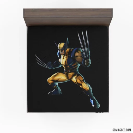 Wolverine X-Men Feral Mutant Hero Comic Fitted Sheet 1