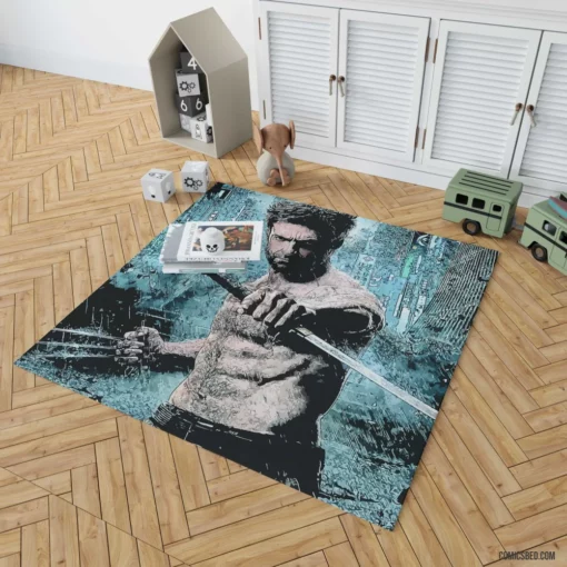 Wolverine X-Men Legendary Comic Rug 1