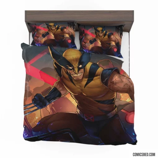 Wolverine X-Men Logan Marvel Rebel Comic Bedding Set 1