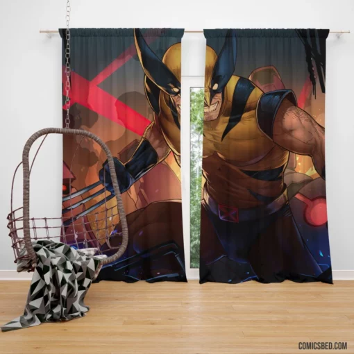 Wolverine X-Men Logan Marvel Rebel Comic Curtain