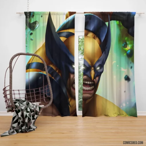 Wolverine X-Men Mutant Chronicles Comic Curtain