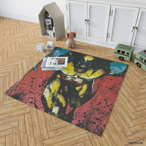 Wolverine X-Men Vigilante Comic Rug 1