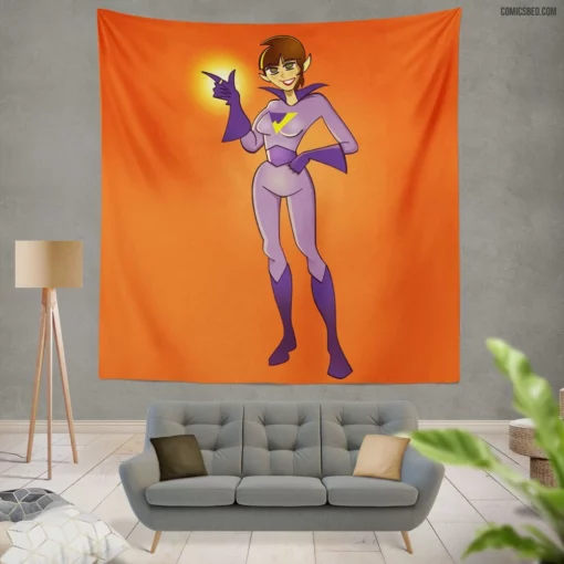 Wonder Twins Dynamic Duo Comic Wall Tapestry