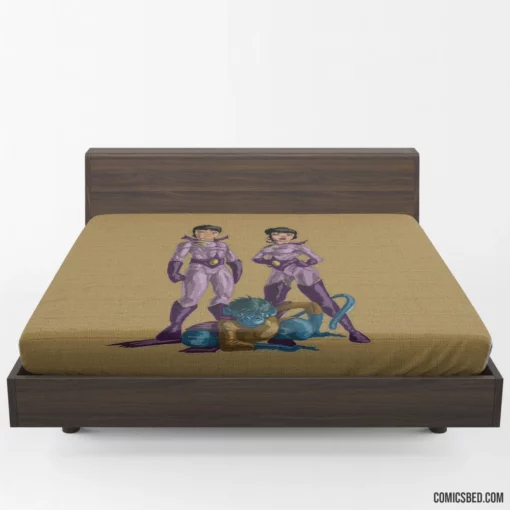 Wonder Twins Power of Duo Comic Fitted Sheet