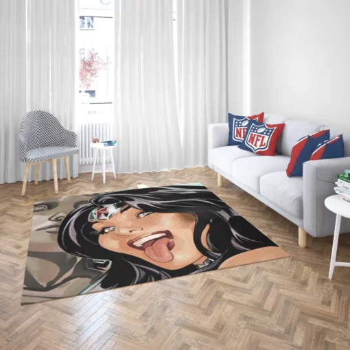 Wonder Woman Amazon Might Comic Rug 2