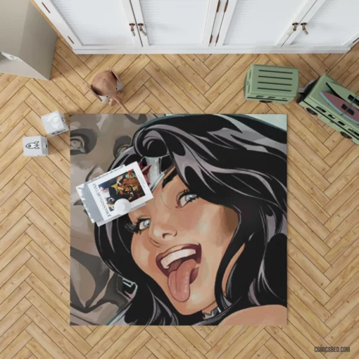 Wonder Woman Amazon Might Comic Rug