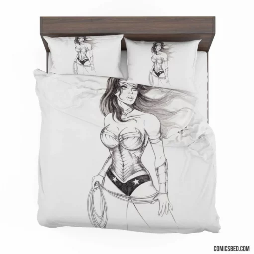 Wonder Woman Amazon Quest Comic Bedding Set 1