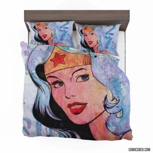 Wonder Woman Amazon Triumph Comic Bedding Set 1