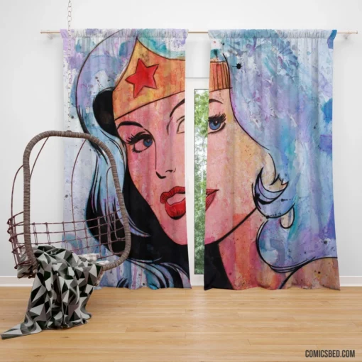 Wonder Woman Amazon Triumph Comic Curtain