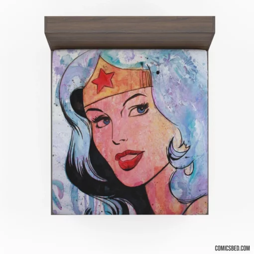 Wonder Woman Amazon Triumph Comic Fitted Sheet 1