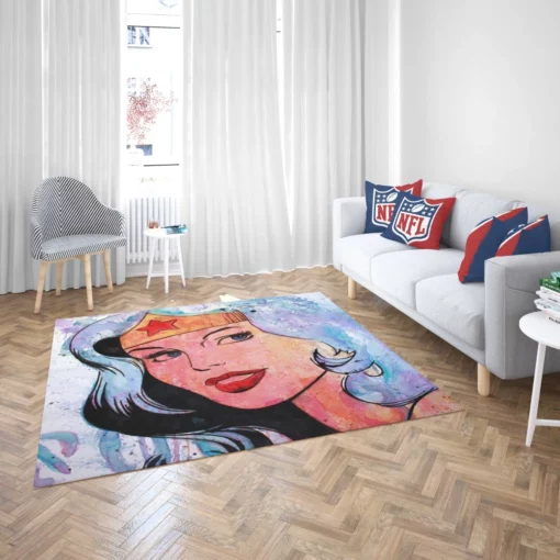 Wonder Woman Amazon Triumph Comic Rug 2