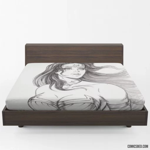 Wonder Woman Amazon Warrior Comic Fitted Sheet