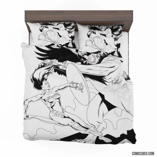 Wonder Woman Amazonian Hero Comic Bedding Set 1