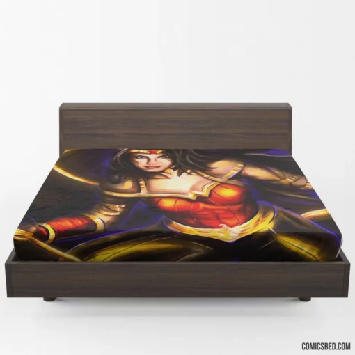 Wonder Woman Amazonian Warrior Striking Appearance Comic Fitted Sheet