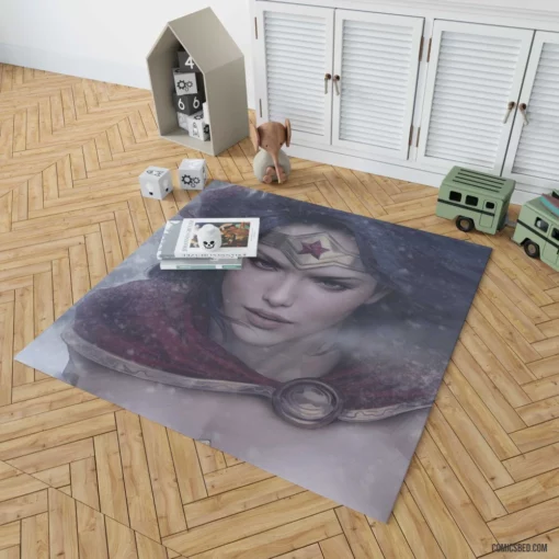 Wonder Woman Artwork DC Amazon Comic Rug 1