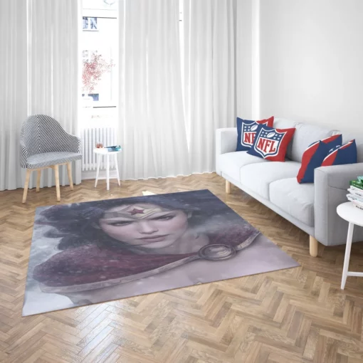 Wonder Woman Artwork DC Amazon Comic Rug 2