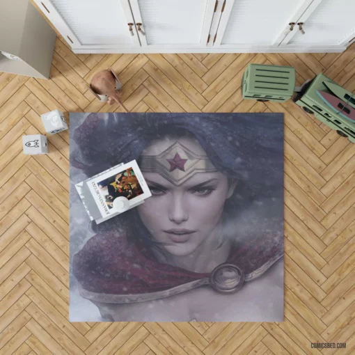 Wonder Woman Artwork DC Amazon Comic Rug