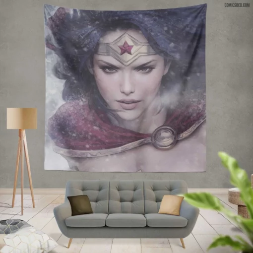 Wonder Woman Artwork DC Amazon Comic Wall Tapestry