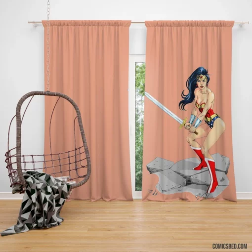 Wonder Woman Chronicles DC Icon Comic Curtain