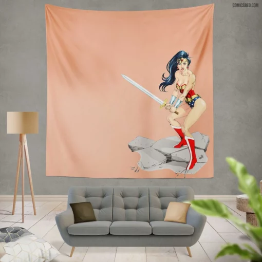 Wonder Woman Chronicles DC Icon Comic Wall Tapestry