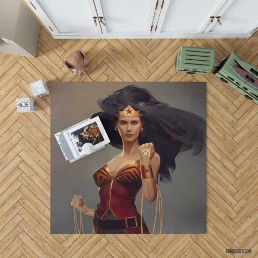 Wonder Woman DC Amazon Hero Comic Rug