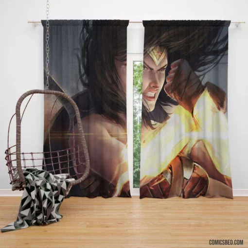 Wonder Woman DC Amazon Heroine Comic Curtain