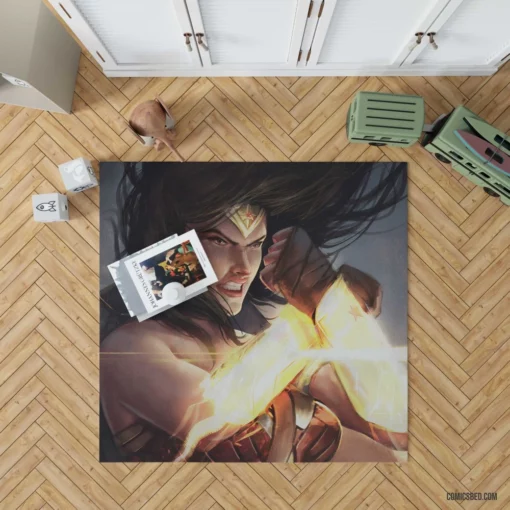 Wonder Woman DC Amazon Heroine Comic Rug