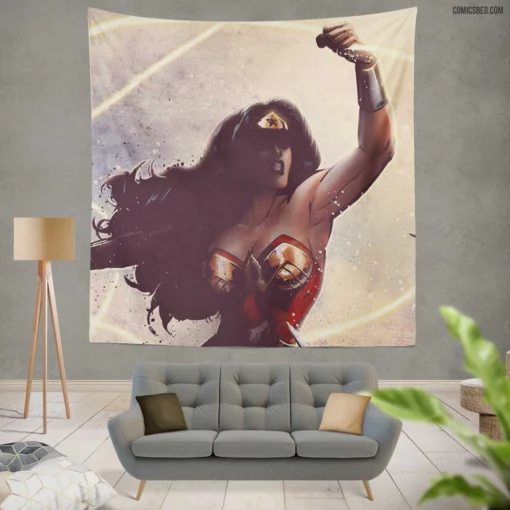 Wonder Woman DC Amazon Princess Comic Wall Tapestry