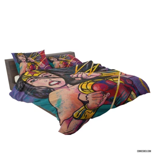 Wonder Woman DC Amazon Warrior Comic Bedding Set 2