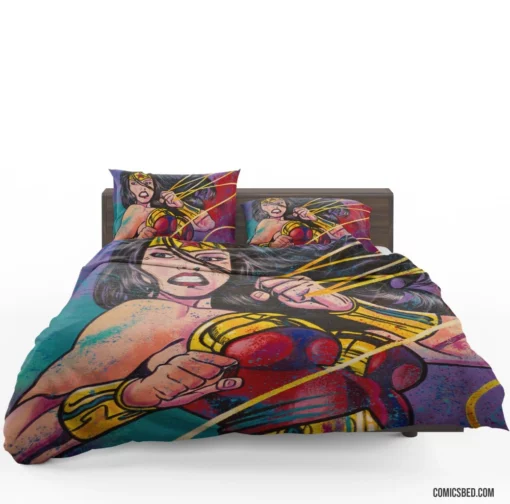 Wonder Woman DC Amazon Warrior Comic Bedding Set