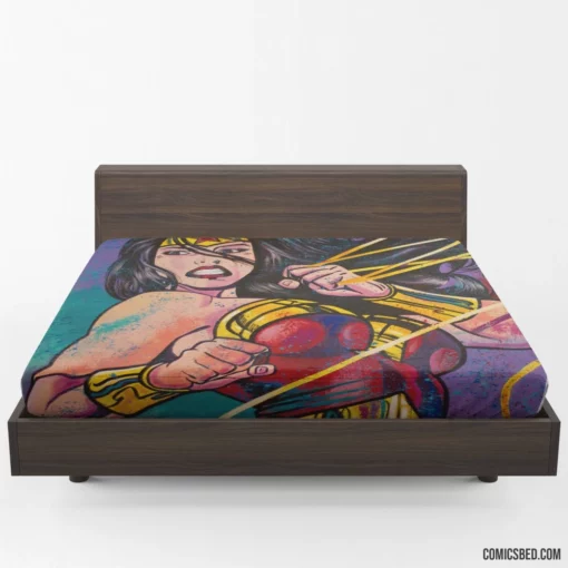 Wonder Woman DC Amazon Warrior Comic Fitted Sheet