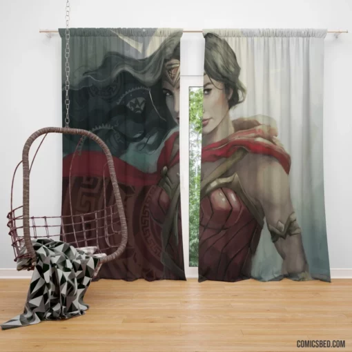 Wonder Woman DC Amazonian Beauty Comic Curtain