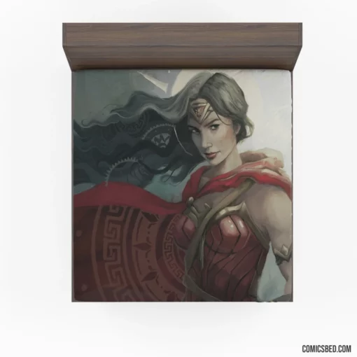 Wonder Woman DC Amazonian Beauty Comic Fitted Sheet 1