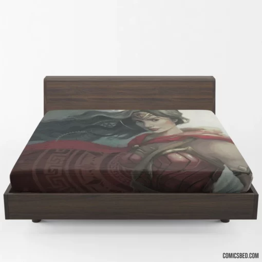 Wonder Woman DC Amazonian Beauty Comic Fitted Sheet