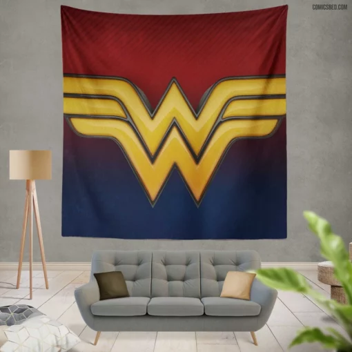 Wonder Woman DC Amazonian Icon Comic Wall Tapestry