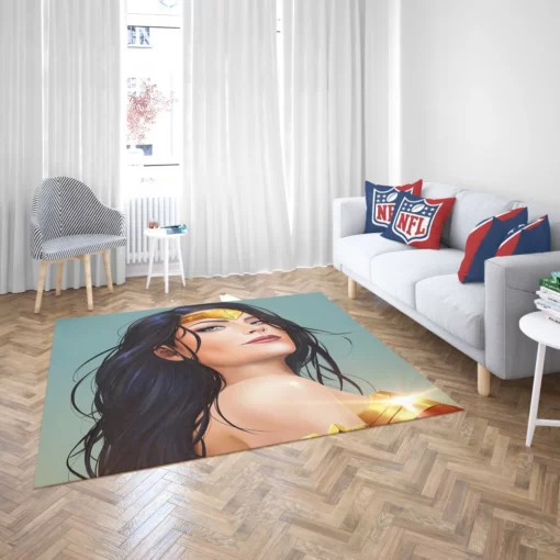 Wonder Woman DC Bold Heroine Comic Rug 2