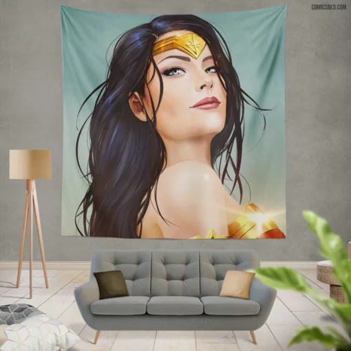 Wonder Woman DC Bold Heroine Comic Wall Tapestry