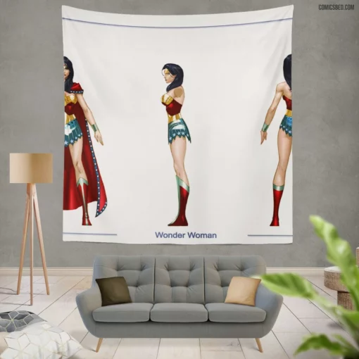 Wonder Woman DC Comic Icon Wall Tapestry