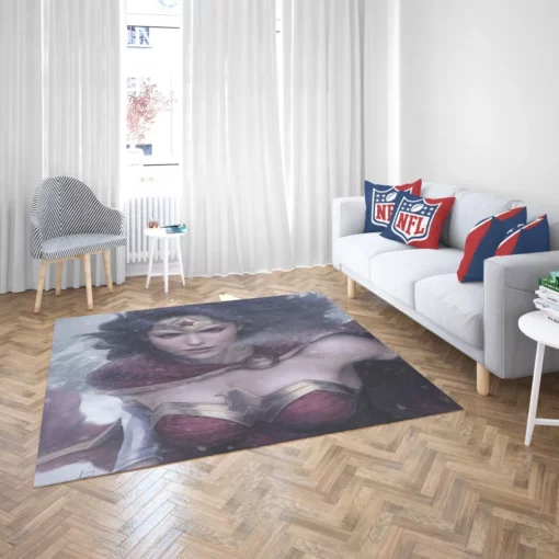 Wonder Woman DC Empowering Heroine Comic Rug 2