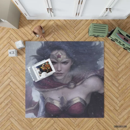 Wonder Woman DC Empowering Heroine Comic Rug