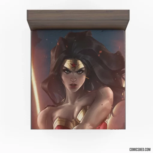 Wonder Woman DC Enigmatic Amazon Comic Fitted Sheet 1