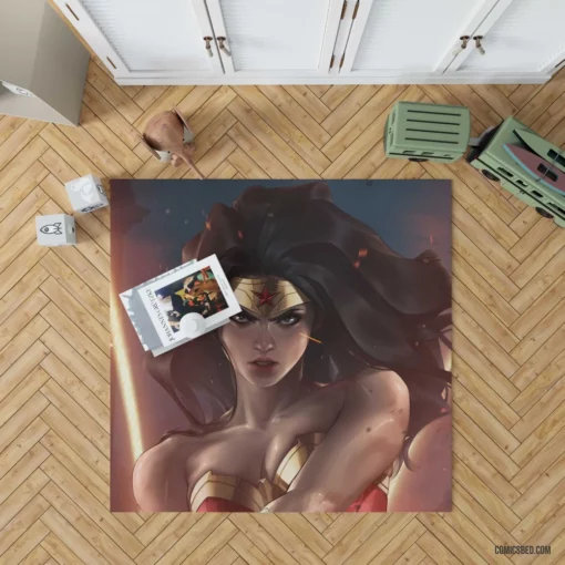 Wonder Woman DC Enigmatic Amazon Comic Rug