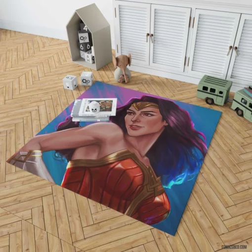 Wonder Woman DC Enigmatic Heroine Comic Rug 1