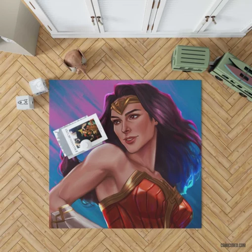 Wonder Woman DC Enigmatic Heroine Comic Rug