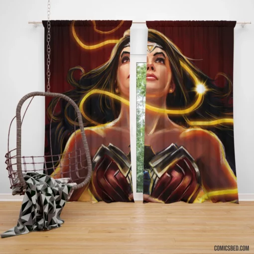 Wonder Woman DC Enigmatic Icon Comic Curtain