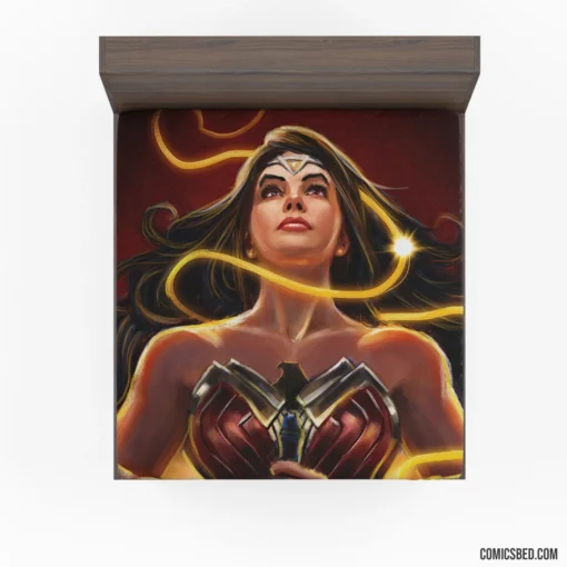 Wonder Woman DC Enigmatic Icon Comic Fitted Sheet 1