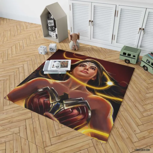 Wonder Woman DC Enigmatic Icon Comic Rug 1