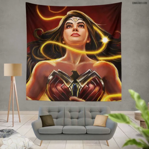 Wonder Woman DC Enigmatic Icon Comic Wall Tapestry